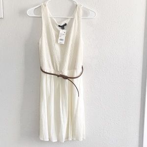 NWT JCPenny City Triangles Lace Top Belted Dress